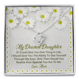 Beautiful Gift For Daughter From Mom - Love Knot Necklace - Thegiftio UK