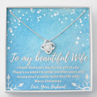 Beautiful Gift Of You - Love Knot Necklace - Thegiftio UK