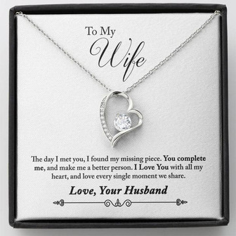 Beautiful Love Knot Necklace For Wife, Anniversary, Birthday, Christmas Gift For Wife From Husband, Romantic Gift For Wife - Thegiftio UK