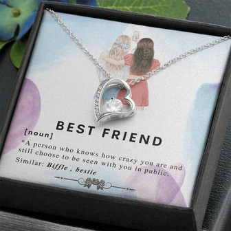 Best Friend Gift - Love Knot Necklace ,Gift For Friends, Friendship Gift, Friendship Necklace, Bestfriend Necklace, Bestfriend, Bestie - Thegiftio
