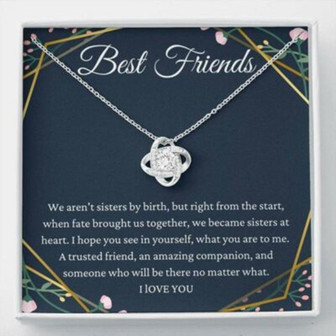 Best Friend Necklace, Gift For Best Friend Bff Long Distance Friendship - Thegiftio UK