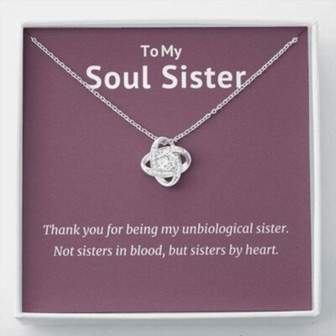 Best Friend Necklace, Sister Gift, Unbiological Sister, Soul Sister Gift, Friendship Gift - Thegiftio UK