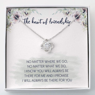 Best Friend Necklace, The Knot Of Friendship Necklace , Necklace With Gift Box - Thegiftio UK