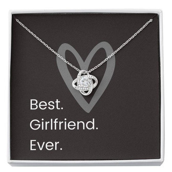 Best Girlfriend Ever Love Knot Necklace - Thegiftio UK