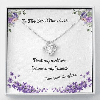 Best Mom Ever Love Knot Necklace - Thegiftio UK