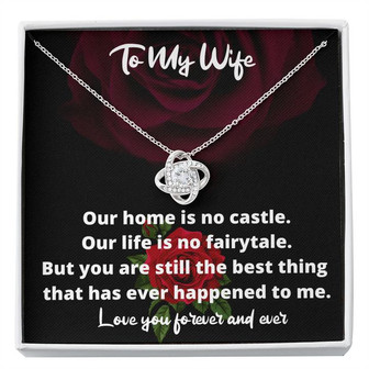 Best Thing Ever Happened To Me Love Knot Necklace - Thegiftio UK