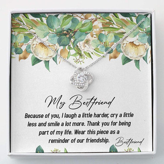 Bestfriend Necklace Gift , To My Best Friend Necklace , Necklace With Gift Box - Thegiftio UK