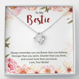 Bestie Love Knot Necklace - Thegiftio UK