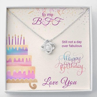 Bff Birthday Gift Love Knot Necklace - Thegiftio UK