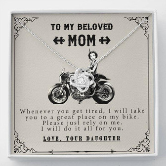 Biker's Mom Gift - Best Mom Ever - The Love Knot Necklace - Thegiftio