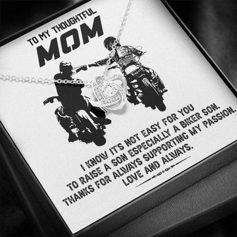 Biker's Mom Gift - Love And Always - The Love Knot Necklace - Thegiftio UK