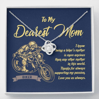 Biker's Mother Gift - Love You As Always - The Love Knot Necklace - Thegiftio UK