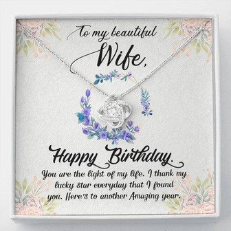 Birthday Gift For Wife - Necklace For Wife - The Love Knot Necklace - Thegiftio UK