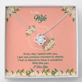 Blessed To Have You | Personalized Gift💓 Love Knot Necklace - Thegiftio UK