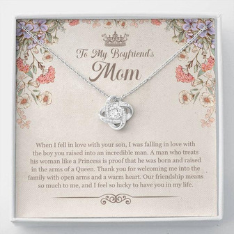 Boyfriend’S Mom - Love Knot Necklace - Thegiftio UK