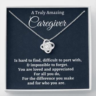 Caregiver Necklace Gift, Appreciation Gift For A Caregiver, Necklace Gift For Women - Thegiftio UK
