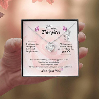 Collection Daughter - I Wish You - Love Knot - Necklace - Thegiftio UK