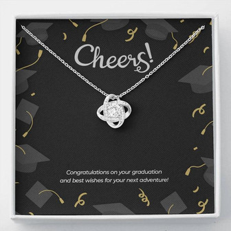 Congratulations On Your Graduation! - Love Knot Necklace - Thegiftio UK