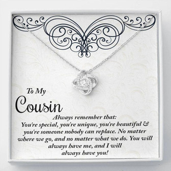 Cousin Necklace, Cousin Birthday Necklace Gift, Gift For Girl Cousin, Necklace For Cousin On Wedding Day, Cousin Christmas Necklace - Thegiftio UK