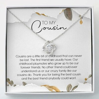 Cousin Necklace, Gift For Cousin Birthday Christmas Gift - Thegiftio UK