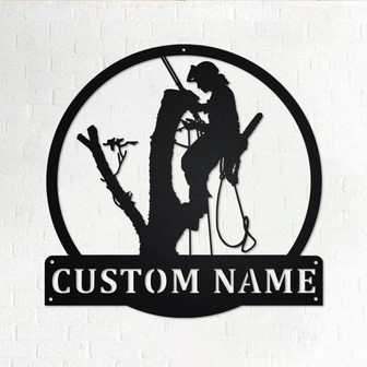 Custom Arborists Metal Wall Art, Personalized Arborists Name Sign Decoration For Room, Arborists Home Decor, Custom Arborists, Arborists - Thegiftio UK