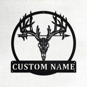 Custom Bowhunting Metal Wall Art, Personalized Bowhunting Name Sign Decoration For Room, Bowhunting Home Decor, Custom Bowhunting - Thegiftio UK