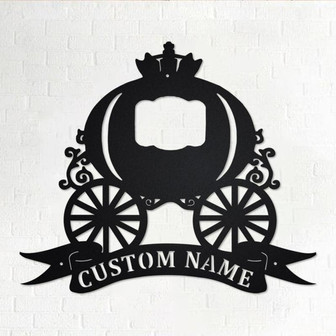 Custom Carriage Metal Wall Art, Personalized Carriage Name Sign Decoration For Room, Carriage Home Decor, Custom Carriage, Carriage - Thegiftio UK