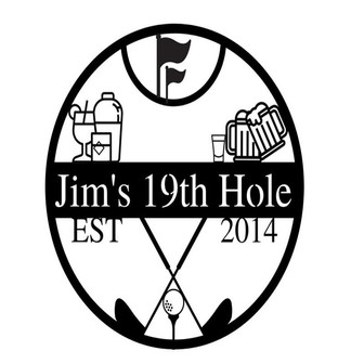 Custom golf sign, Personalized Golf sign, Gift sign for dad, Gift for Grandpa, Gift for husband, Dad gift, hole in 1 sign - Thegiftio UK