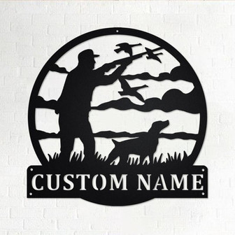 Custom Goose Duck Hunter Metal Wall Art, Personalized Goose Duck Hunter Name Sign Decoration For Room, Goose Duck Hunter Home Decor - Thegiftio