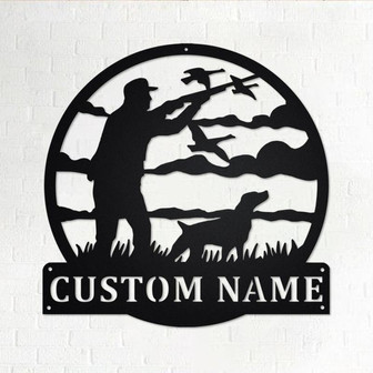 Custom Goose Duck Hunter Metal Wall Art, Personalized Goose Duck Hunter Name Sign Decoration For Room, Goose Duck Hunter Home Decor - Thegiftio UK