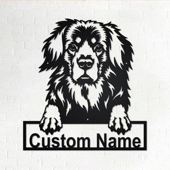 Custom Hovawart Dog Metal Wall Art, Personalized Hovawart Name Sign Decoration For Room, Hovawart Home Decor, Custom Dog,Custom Hovawart Dog - Thegiftio UK