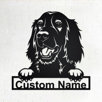 Custom Irish Setter Dog Metal Wall Art, Personalized Irish Setter Name Sign Decoration For Room, Irish Setter Home Decor, Custom Dog - Thegiftio