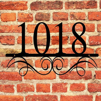 Custom Metal Address Sign, Address Numbers for House, Address Plaque, House Number Plaque Metal Address Numbers Address Plaque House Numbers - Thegiftio UK