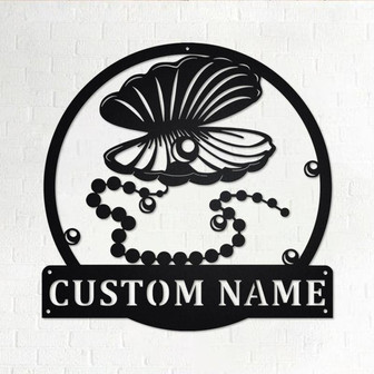 Custom Pearl Metal Wall Art, Personalized Pearl Name Sign Decoration For Room, Pearl Home Decor, Custom Pearl, Pearl Lover Gift, Pearl - Thegiftio UK