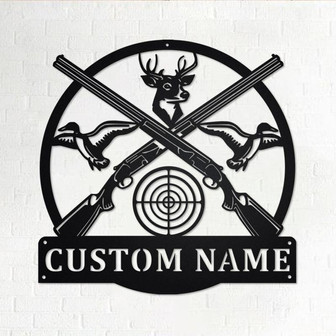 Custom Sport Hunting Metal Wall Art, Personalized Sport Hunting Name Sign Decoration For Room, Sport Hunting Home Decor,Custom Sport Hunting - Thegiftio UK