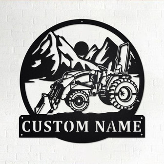 Custom Tractor Loader Metal Wall Art, Personalized Tractor Loader Name Sign Decoration For Room, Tractor Loader Home Decor, Custom Tractor - Thegiftio UK