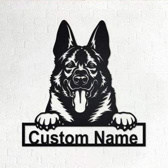 Custom West Gothic Dog Metal Wall Art, Personalized West Gothic Name Sign Decoration For Room, West Gothic Home Decor, Custom Dog - Thegiftio UK