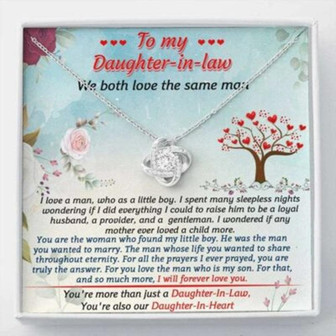 Daughter-In-Law Necklace, To My Daughter In Law Gift Necklace Wedding Gift From Mother-In Law - Thegiftio UK