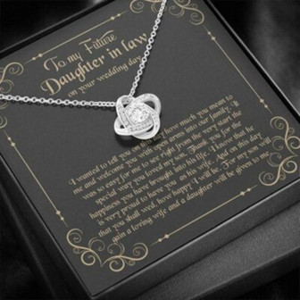 Daughter-In-Law Necklace, To My Daughter-In-Law Necklace, Gift For Daughter-In-Law, Wedding Gift - Thegiftio UK