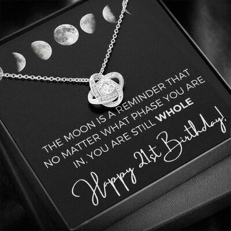 Daughter Necklace, 21St Birthday Gift For Best Friend, 21St Birthday Necklace Gift For Daughter - Thegiftio UK