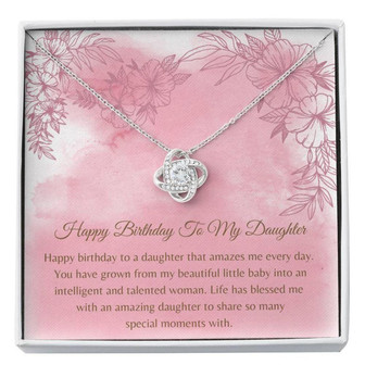 Daughter Necklace, Daughter Birthday Gift , Gift For Daughter , Necklace With Card , Best Daughter Gift - Thegiftio UK