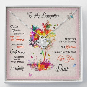 Daughter Necklace, Daughter Gift From Dad To Daughter, Necklace For Daughter Gift For Daughter, Daughter Birthday Gift - Thegiftio UK