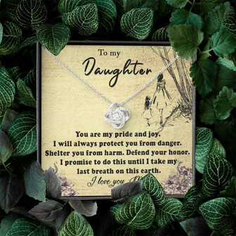 Daughter Necklace, Daughter Gift From Mom, Daughter Birthday Necklace Gift, Gift For Daughter, Christmas Necklace For Her - Thegiftio UK