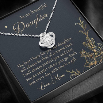 Daughter Necklace, Daughter Gift From Mom, Necklace For Daughter, Birthday Gift To Daughter From Mom - Thegiftio UK
