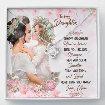 Daughter Necklace, Daughter Gift From Mom To Daughter, Necklace For Daughter Gift For Daughter, Daughter Birthday Gift - Thegiftio UK