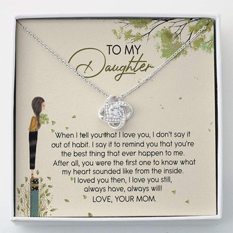 Daughter Necklace, Daughter Gift From Mom , To My Daughter Necklace , Necklace With Gift Box - Thegiftio UK