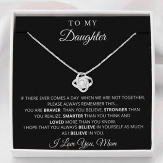 Daughter Necklace, Daughter Mother Necklace, Gift For Daughter From Mom, To My Daughter - Thegiftio UK