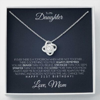 Daughter Necklace, Daughter’S 21St Birthday Necklace, To My Daughter 21St Birthday Gift From Mom - Thegiftio UK
