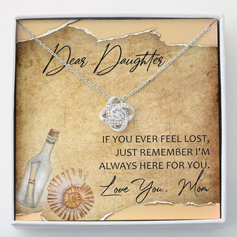 Daughter Necklace, Dear Daughter Necklace , Gift For Daughter , Necklace With Gift Box - Thegiftio UK