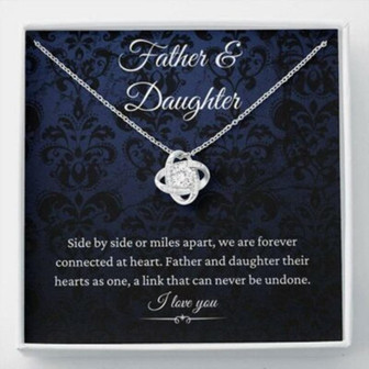 Daughter Necklace, Father & Daughter Necklace, Birthday Gift Ideas For Daughter From Dad - Thegiftio UK
